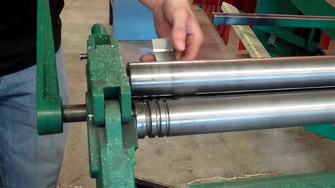 how to use a sheet metal roller|homemade steel rolling machine.